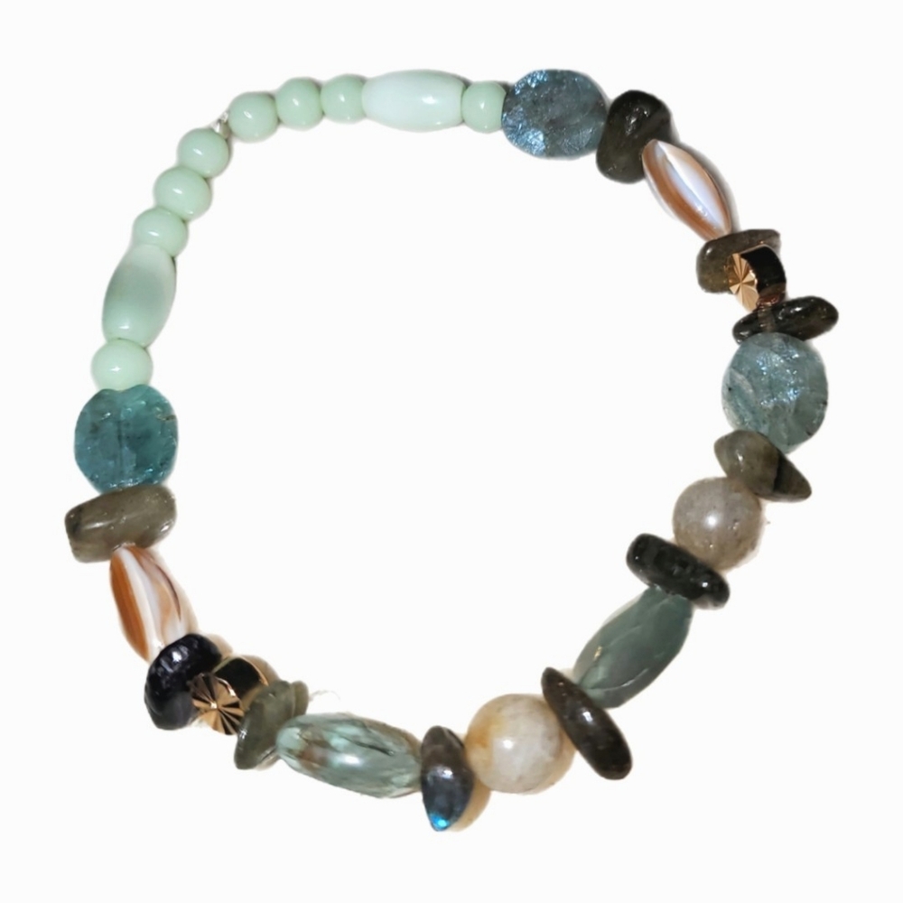 Beaded Crystal bracelet stretchy